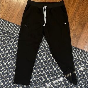 Figs Black Yola Scrub Pants